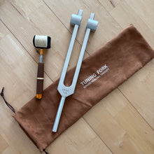 Load image into Gallery viewer, 128 hz, 93.96 hz Large Weighted Tuning Forks, Individual or Set