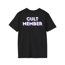 Load image into Gallery viewer, Copy of Cult Member - Unisex White/Purple Letters