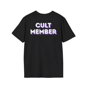 Copy of Cult Member - Unisex White/Purple Letters