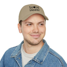 Load image into Gallery viewer, Sound Healer - Low Profile Baseball Cap (Black Text)
