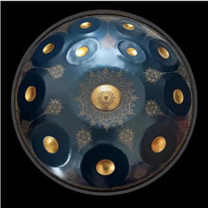 22 Inches Mandala Hand Pan Drums Set, D Minor, 9/10/12 Notes, 432/440Hz