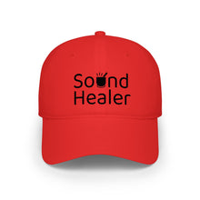 Load image into Gallery viewer, Sound Healer - Low Profile Baseball Cap (Black Text)