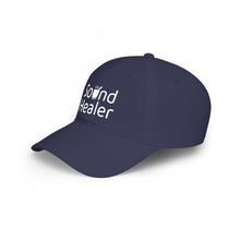Load image into Gallery viewer, Sound Healer - Low Profile Baseball Cap (White Text)