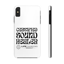 Load image into Gallery viewer, Certified Sound Healer Phone Case - White