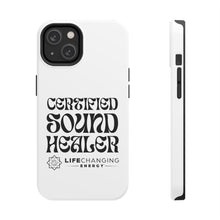 Load image into Gallery viewer, Certified Sound Healer Phone Case - White