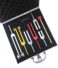 Load image into Gallery viewer, 6pcs Heaven and Earth Tuning Fork Set + FREE Case, Mallet and Wrench