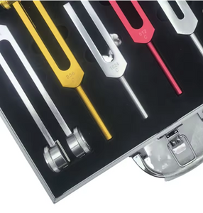 6pcs Heaven and Earth Tuning Fork Set + FREE Case, Mallet and Wrench