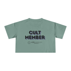 Women's Crop Tee - Cult Member Purple