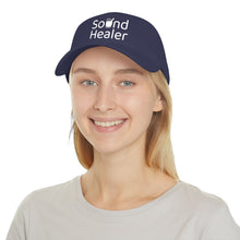 Load image into Gallery viewer, Sound Healer - Low Profile Baseball Cap (White Text)