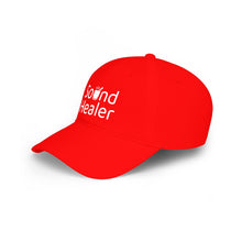 Load image into Gallery viewer, Sound Healer - Low Profile Baseball Cap (White Text)