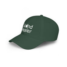 Load image into Gallery viewer, Sound Healer - Low Profile Baseball Cap (White Text)
