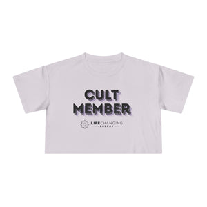 Women's Crop Tee - Cult Member Purple