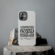 Load image into Gallery viewer, Certified Sound Healer Phone Case - White