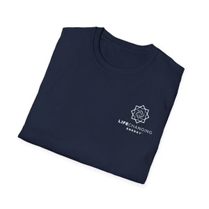 Cult Member - Unisex White/Blue Letters