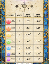 Load image into Gallery viewer, 7pcs Alchemy Chakra Crystal Clear Singing Bowl Set + FREE Carrying Case