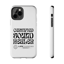 Load image into Gallery viewer, Certified Sound Healer Phone Case - White