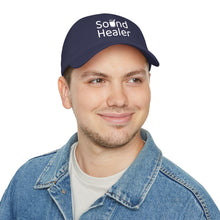 Load image into Gallery viewer, Sound Healer - Low Profile Baseball Cap (White Text)