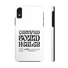Load image into Gallery viewer, Certified Sound Healer Phone Case - White