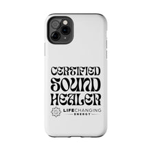 Load image into Gallery viewer, Certified Sound Healer Phone Case - White