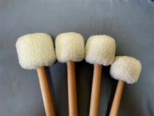 Load image into Gallery viewer, Felt Gong Mallet – Soft Head &amp; Wooden Handle (For 24&quot;–32&quot; Gongs or Over 32&quot;)