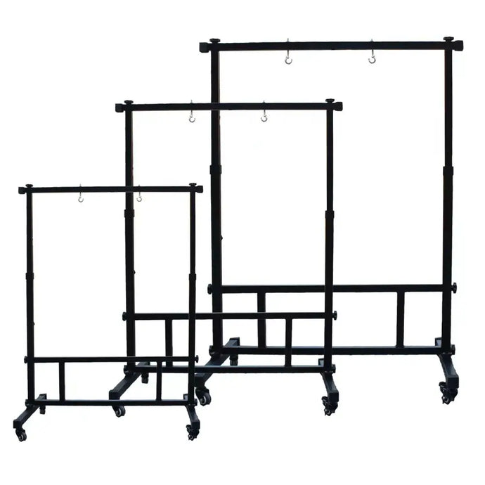 Square Steel Gong Stand with Wheels