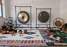 Load image into Gallery viewer, Square Steel Gong Stand with Wheels