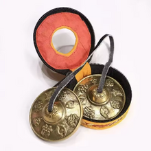Load image into Gallery viewer, Tibetan Chimes, Tingsha Cymbals With Bag