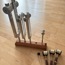 Load image into Gallery viewer, 128 hz, 93.96 hz Large Weighted Tuning Forks, Individual or Set