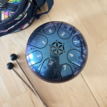 Load image into Gallery viewer, 5 inch, 8 Notes, C Key Mini Steel Tongue Drum + FREE Carrying Bag