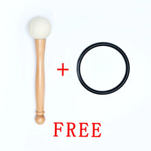Load image into Gallery viewer, Emerald Gemstone Fusion Crystal Singing Bowl + FREE Bag, Mallet and O-ring