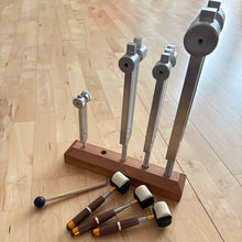 Load image into Gallery viewer, 128 hz, 93.96 hz Large Weighted Tuning Forks, Individual or Set