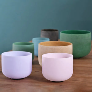 Gemstone Fusion Crystal Singing Bowl Set + FREE Bag, Mallet and O-ring