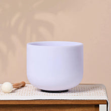 Load image into Gallery viewer, Amethyst Gemstone Fusion Crystal Singing Bowl + FREE Bag, Mallet and O-ring