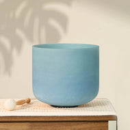 Lapis Lazuli Gemstone Fusion Crystal Singing Bowl + FREE Bag, Mallet and O-ring