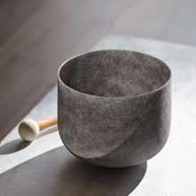 Load image into Gallery viewer, Obsidian Gemstone Fusion Crystal Singing Bowl + FREE Bag, Mallet and O-ring