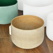 Load image into Gallery viewer, Tea Topaz Gemstone Fusion Crystal Singing Bowl + FREE Bag, Mallet and O-ring