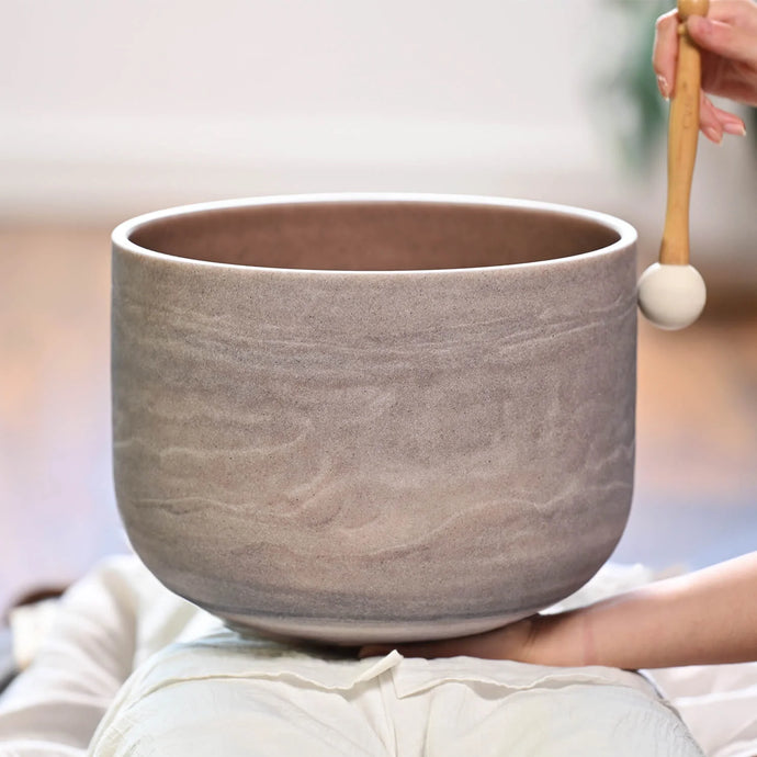 Ruby Gemstone Fusion Crystal Singing Bowl + FREE Bag, Mallet and O-ring