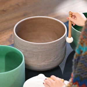 Ruby Gemstone Fusion Crystal Singing Bowl + FREE Bag, Mallet and O-ring