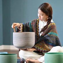 Load image into Gallery viewer, Ruby Gemstone Fusion Crystal Singing Bowl + FREE Bag, Mallet and O-ring