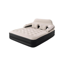 Load image into Gallery viewer, Queen Size Inflatable Bed with with Convertible Headrest Sofa