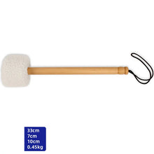 Load image into Gallery viewer, Felt Mallet with Wooden Handle for Gongs &amp; Singing Bowls