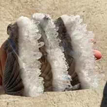 Load image into Gallery viewer, Natural Crystal Cluster Quartz Mermaid - Hand Carved