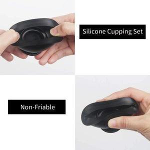 12pcs Silicone Cupping Therapy Set with Bag