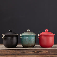 Load image into Gallery viewer, Ceramic Chinese Travel Tea Tea Set + FREE Carrying Bag
