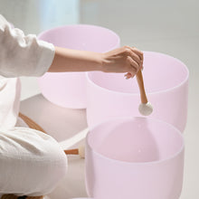 Load image into Gallery viewer, Gemstone Fusion Crystal Singing Bowl Set + FREE Bag, Mallet and O-ring