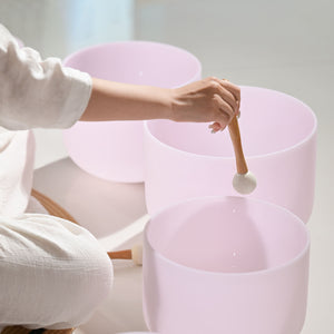 Gemstone Fusion Crystal Singing Bowl Set + FREE Bag, Mallet and O-ring