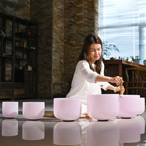 Gemstone Fusion Crystal Singing Bowl Set + FREE Bag, Mallet and O-ring