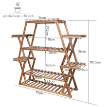 Load image into Gallery viewer, 8 Tier Multi-layered Instrument Display Shelf