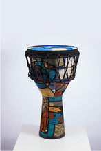 Load image into Gallery viewer, Fabric Sheepskin African Drum Tambourine