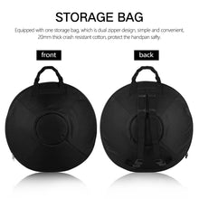 Load image into Gallery viewer, 22 Inch, 9/10/12 Tone Hand Pan Steel Tongue Drum + FREE Drum Bag and Drum Stand
